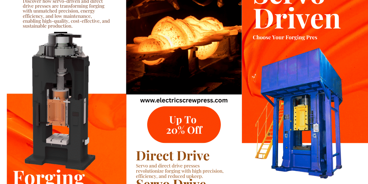 Servo Press Servo and direct drive presses revolutionize forging with high precision, efficiency, and reduced upkeep.