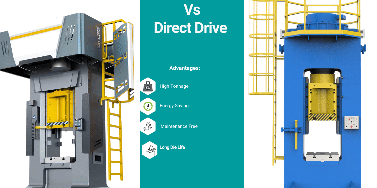 Gear Drive Vs Direct Drive Gear Drive vs Direct Drive Screw Press: Gear drive is cost-effective for standard forging; Direct drive offers high precision, energy efficiency, and automation-ready forging.