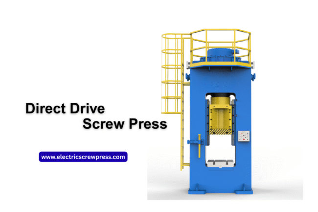 Direct Drive Electric Screw Press India (2) **"Direct Drive Screw Press – Single top motor delivers high-precision forging for strong Aluminum Alloy & Titanium components with superior accuracy and strength."**