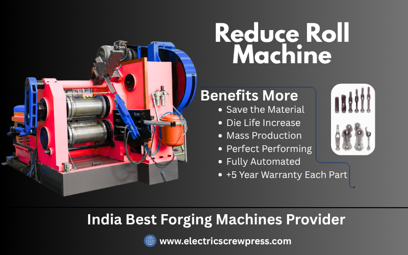 Reduce Roll Machine In-house Reduce Roll Machine for Pre-Forming, designed for precision and durability. Get complete die design support, process optimization, and unlimited service guarantee from Adhvika Forge Tech.