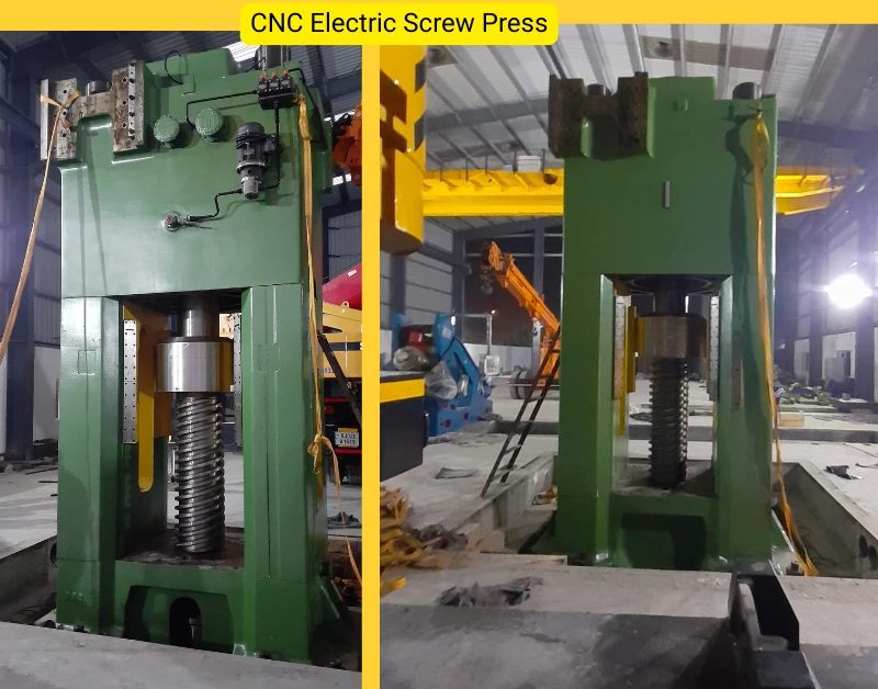 CNC Electric Screw Press enables precise forging with exceptional accuracy for Titanium Alloy, Aluminum, Steel, and Duplex components. Ideal for high-precision industrial applications.