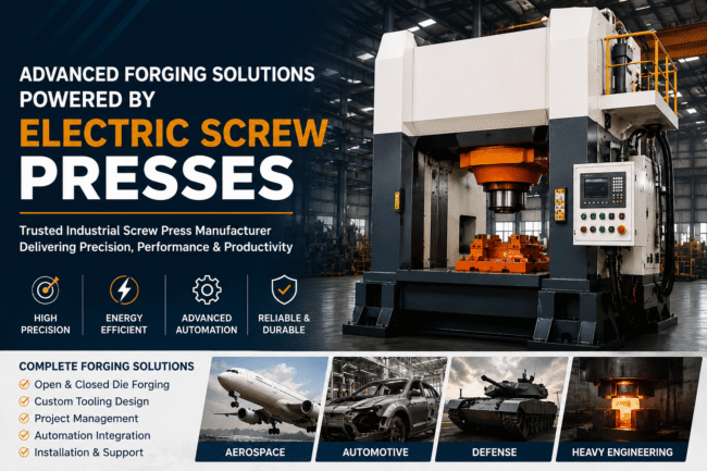 Industrial Screw Press Manufacturer Delivering Advanced Forging Solutions Industrial Screw Press Manufacturer